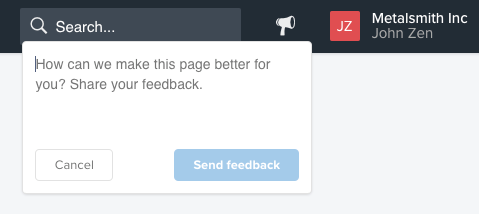 Maxihost feedback widget