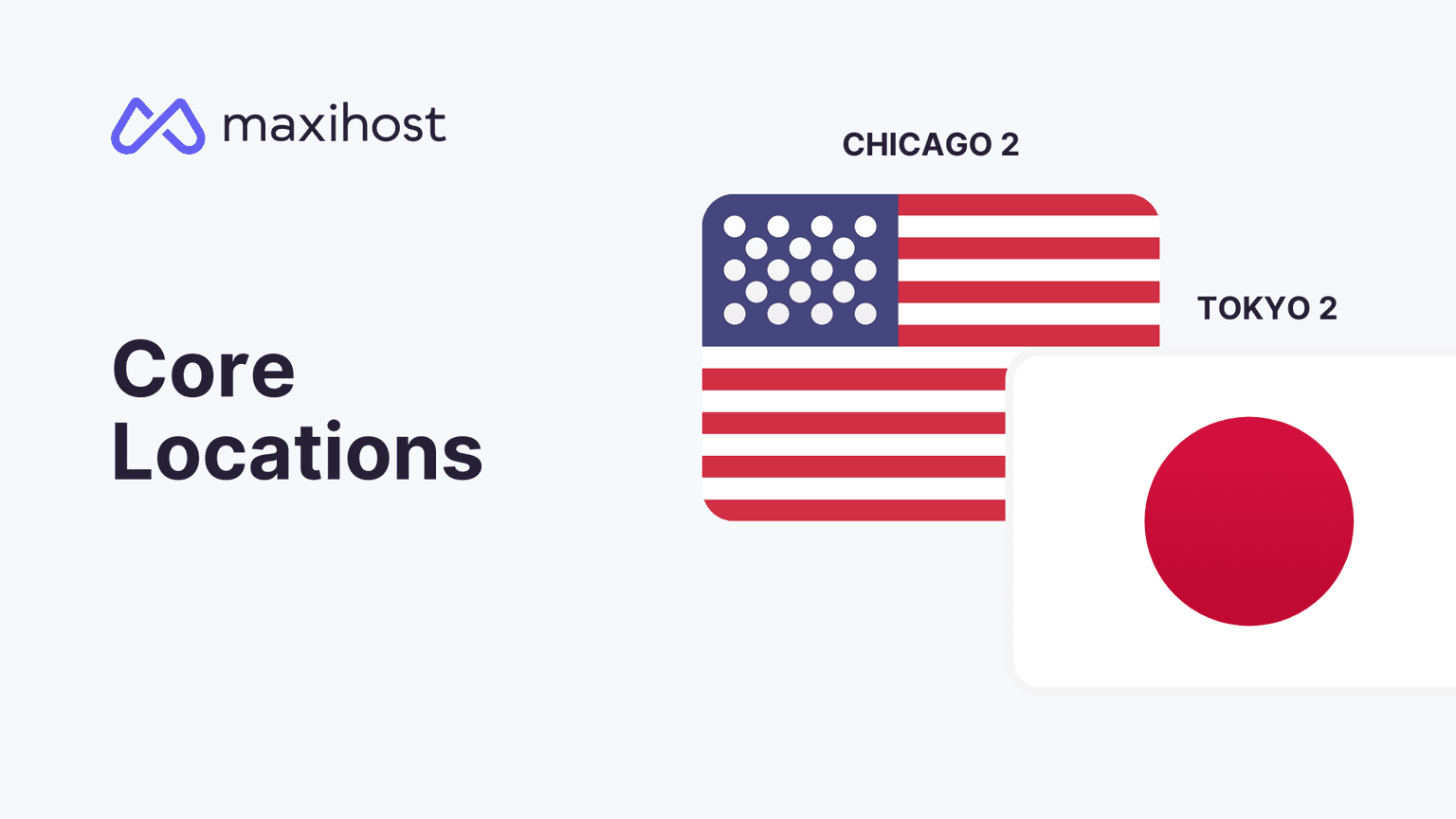 Chicago 2 and Tokyo 2 core locations