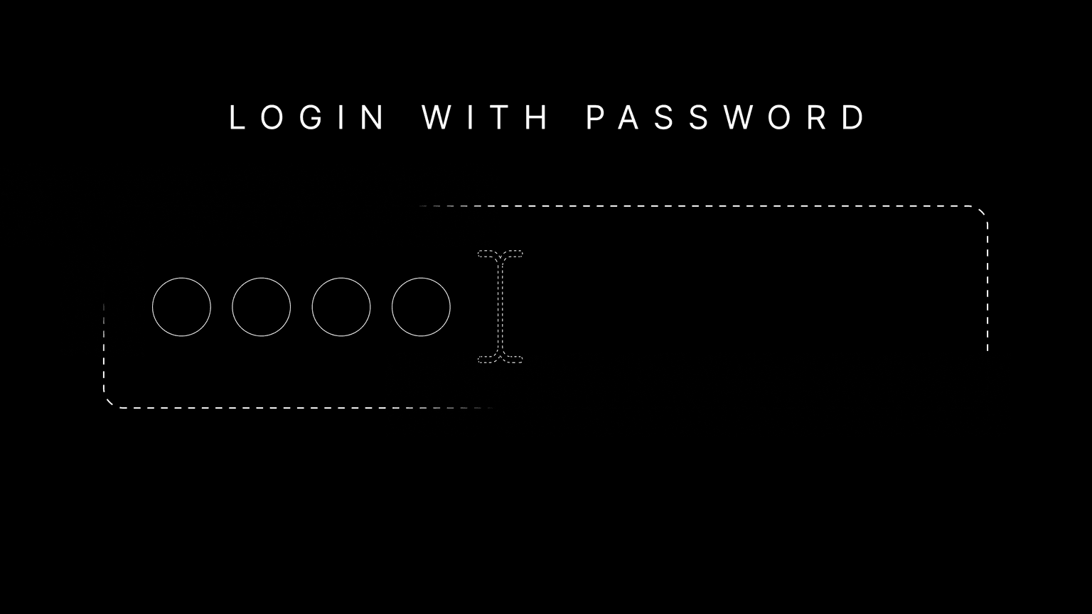 Login with Password