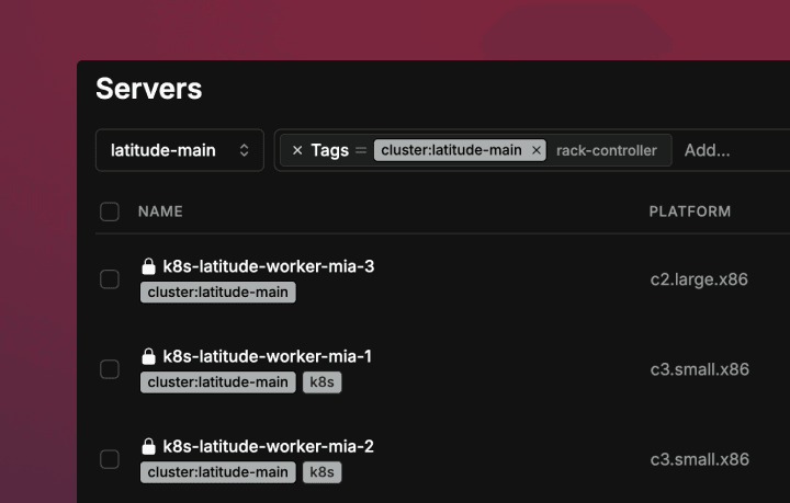 Project resources screenshot